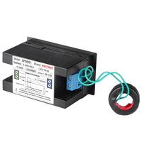 Compteur d'énergie multifonctionnel SPM001 avec affichage LED pour la surveillance du courant de tension ca kWh 100A 220V/380V Support monté sur panneau