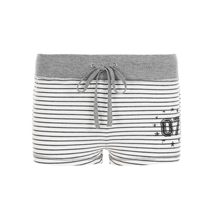 Shorts décontractés pour femmes, imprimé lettres, rayés, avec cordon de serrage, taille élastique, style streetwear Y2K, été - Product Image 6