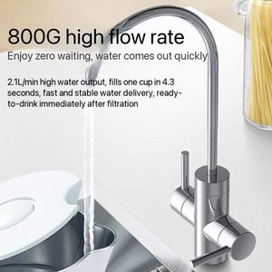 ระบบกรองน้ำแบบออสโมซิสผันกลับ (RO) ใต้ซิงค์ในบ้าน ขนาด 600 แกลลอนต่อวัน พร้อมเมมเบรน RO แบบไม่ใช้ถัง - Product Image 4