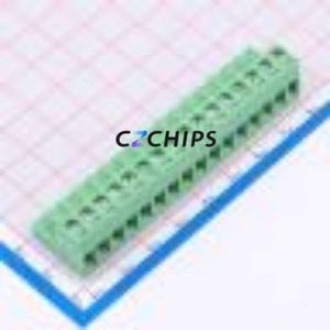 DB2EK-5.0-16P-GN-S Plug-in Terminal Block P=5mm Connector ( Connector Type: Male Plug )( Construction: 1x16P )( Pitch: 5mm ) - Product Image 1