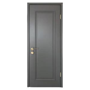 <span class=keywords><strong>Puerta</strong></span> Interior de Roble Macizo Personalizada, Insonorizada, Pintada, para Dormitorio, Cocina, Villa, Sala de Estar, Entrada, Diseño Posmoderno - Product Image 5