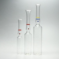 1ml 2ml 5ml 10ml 20ml Ampoules en verre transparent vide Type I Borosilicate