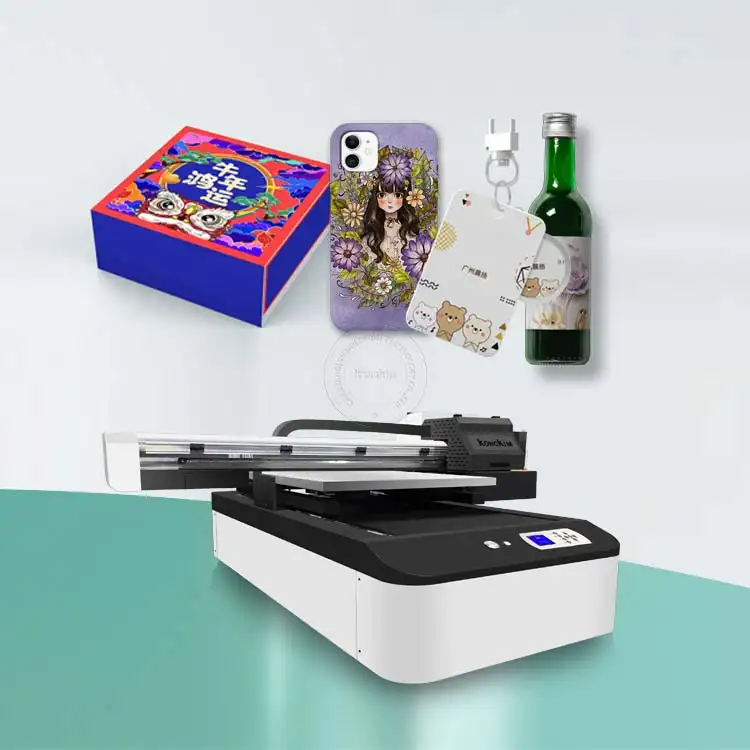 Excellent quality 60*90cm A1 mini led uv flatbed printer high speed uv printing machine