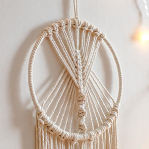 Chic Dream Catcher grande stile bohémien di ispirazione per la casa decorazione da parete appesa arazzo <span class=keywords><strong>Macrame</strong></span> per camera da letto - Product Image 5