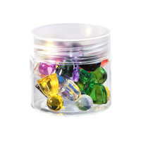 Pions de jeu en plastique translucide personnalisés, multicolores, jetons de jeu de société pour l'échecs et les jeux de société