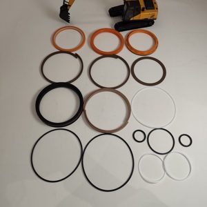 Hydraulik-Dichtungssatz für Bagger, Maßgefertigt mit Hoher Temperaturbeständigkeit, FKM NBR für Hyundai R220LC-<span class=keywords><strong>5</strong></span> Schaufelzylinder 31Y1-13800 - Product Image 4