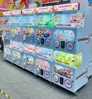 Máquina Expendedora de Juguetes en Cápsulas Gacha Gachapon Automática de Doble Cubierta, Económica y Comercial de WANGERBAO, Operada con Monedas, para Diversión en Arcade