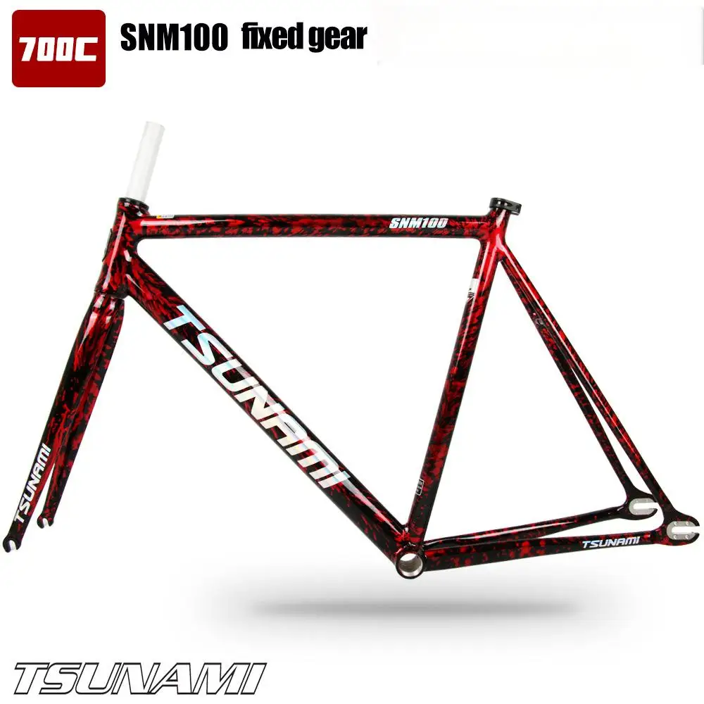 2025 TSUNAMI SNM100 Aluminum Alloy Fixed Gear Track Bike Frame