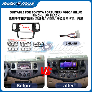 Marco para Reproductor de DVD para Auto, el Más Vendido, para TOYOTA FORTUNER/VIGO/HILUX, Marco para Radio de Auto, Marco para Sistema de Audio de Auto - Product Image 2