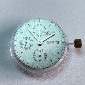 Mouvement mécanique 7750, fenêtre à 3 heures, double date, 28800VPH haute fréquence, neuf, avec options de date noire et blanche - Product Image 2