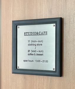 MACCAN katı bakır/alüminyum kabartma harfler binalar için açık reklam işaretleri dükkanlar ofis tarzı özel 3D Metal Logo işareti - Product Image 3