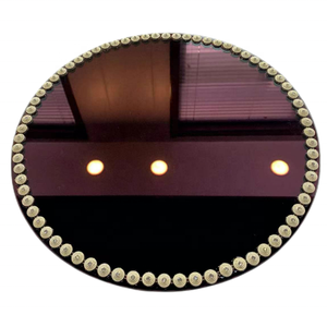 Assiettes de présentation en verre miroir or et argent pour mariage – Nouveauté du fabricant - Product Image 5