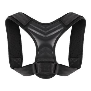 Cinturón de corrección de postura Shiwei negro tallas S M L XL, soporte anticurvatura para adultos, alineación de espalda y hombros - Product Image 2