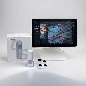 Analyseur de peau numérique HD Testeur professionnel de détection de caméra de cuir chevelu de cheveux Dispositif de test d'humidité de l'huile de follicule pileux - Product Image 2