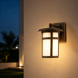 Applique Murale Carrée LED Extérieure <span class=keywords><strong>Chic</strong></span> et Traditionnelle, Durable, IP44 Étanche, en Aluminium, Angle de Faisceau 20°, Lumière du Jour 5000K, pour Jardin et Porche - Product Image 2