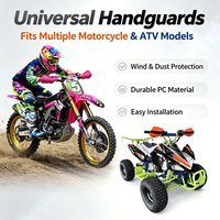 Protège-mains universels pour moto, déflecteur de vent, protection des mains sur guidon, en plastique PP, pour Dirt Bike Street Sport Touring