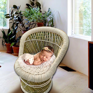 European Standard Multifunction Solid Wood Baby High Back Outdoor Rocking Midcentury Photography Prop Chair <b>for</b> Kids - Product Image 1