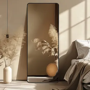 Customized Popular New Nordic Rectangle Fancy Framed Decor Wall Mirror Chinese Bedroom Mirror