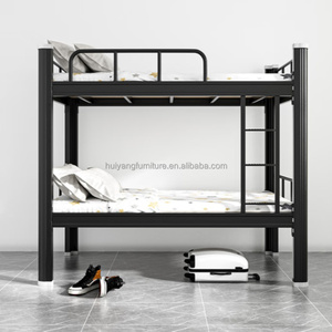 Lit superposé en métal HUIYANG à bas prix pour adultes ou étudiants lits en dortoir letto a <span class=keywords><strong>castello</strong></span> - Product Image 3