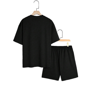 Custom Casual Summer Tracksuits 2 Piece Short <b>Set</b> Women Short Sleeve t Shirt Cotton Men Summer Shorts <b>Set</b> Unisex - Product Image 6