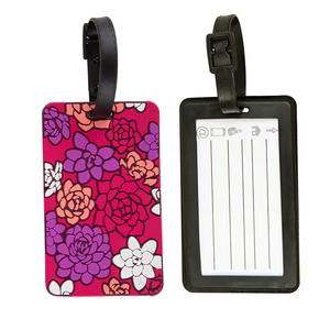 Tùy chỉnh 3D logo silicon Vali du lịch <span class=keywords><strong>tag</strong></span> OEM thăng hoa thư Slogan mềm 3D cao su <span class=keywords><strong>PVC</strong></span> hành lý thẻ - Product Image 6