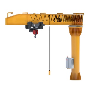 Control 250kg 500kg 1 Ton 2 Ton 3 Ton 5 Ton 20t Columna de taller Precio de grúa elevadora eléctrica montada en el piso - Product Image 1