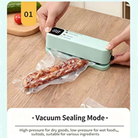 Mesin Vacuum Sealer Mini Portabel dengan Layar Digital, Pasokan Pabrik