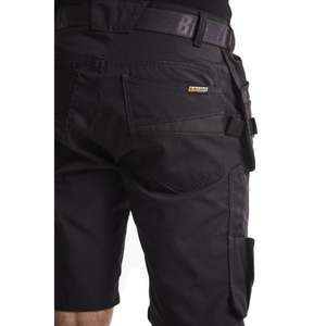BLAKLADER - 149413309998C54 Short de service avec poches à clous Noir/Gris foncé-PANTALON DE TRAVAIL EAN 7330509689165 SHORT DE TRAVAIL - Product Image 5