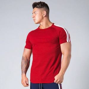 Nueva Llegada, Camisetas Deportivas de Verano para Hombre, Tejido de Punto, Talla Grande, Manga Corta, Antiarrugas, Transpirables, Lisas - Product Image 3