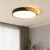 Plafonnier LED en bois moderne JACKSUN, dimmable, IP44, avec télécommande, lumière de chambre à coucher dimmable, couleurs personnalisables