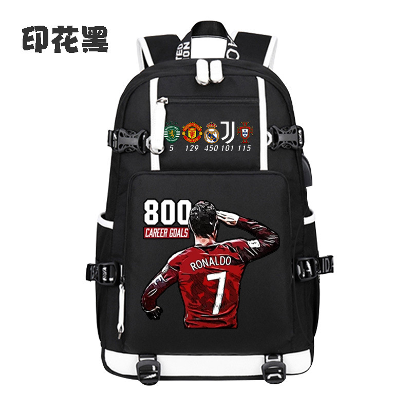 Cristiano Ronaldo 800 points - Imprimé Floral Noir
