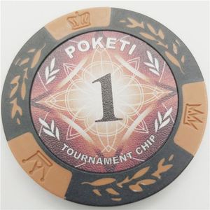 Accessoires de jeu de casino de haute qualité Jetons de poker Jetons de poker en argile 14g - Product Image 3