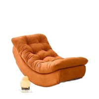 Fauteuil à bascule au design minimaliste moderne, fauteuil inclinable relaxant pour salon, balcon