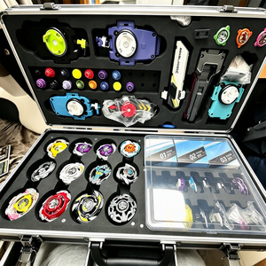 Estuche Portátil de Aluminio y Acrílico Transparente <span class=keywords><strong>para</strong></span> Trompos, <span class=keywords><strong>Caja</strong></span> de Exhibición y Colección, Lanzador de Batalla y Accesorios, OEM y ODM Disponibles - Product Image 5