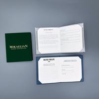 Empaque de Lujo para Documentos, Tarjeta de Garantía de Joyería, Certificado Personalizado, Papel con Grabado, Certificados de Valoración de Joyería, Porta Tarjetas