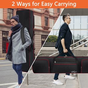 Étui pour clavier, sac de transport pour clavier, portable, durable, imperméable, en tissu Oxford 600D avec 10 mm de coton, échantillon gratuit - Product Image 4