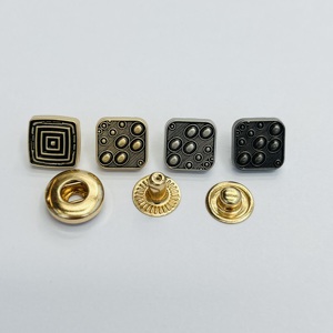 Oem biểu tượng tùy chỉnh kim loại <span class=keywords><strong>Snap</strong></span> Nút Hợp kim kẽm nhấn nút với Shank phong cách cho hồi giáo thobe Hàng may mặc mạ kỹ thuật - Product Image 2
