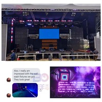 Bande lumineuse LED RGBW étanche IP65 960x0.2W, DMX, stroboscope de scène, barre de pixels LED, éclairage mural