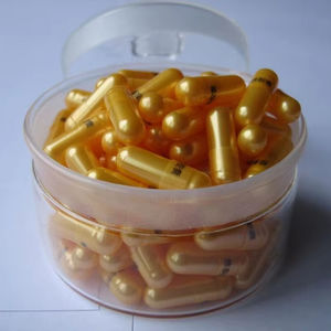 Sığır renkli yüksek kaliteli inci altın jelatin kapsüller ve bitki bazlı kapsüller vejetaryen şeffaf ve organik Pullulan kapsüller - Product Image 1