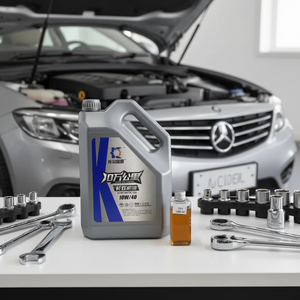 Высокоэффективное синтетическое моторное масло для дизельных двигателей класса CK-4, автомобильная смазка на основе сертифицированного по API SAE базового масла - Product Image 1