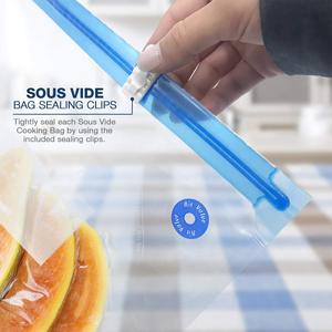 Sous Vibe al vacío laminado para alimentos congelados, embalaje de plástico, bolsas de almacenamiento al vacío en stock, <span class=keywords><strong>bolsa</strong></span> de <span class=keywords><strong>viaje</strong></span> al vacío para alimentos - Product Image 2