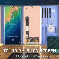 Écran LCD d'origine de remplacement avec numériseur, assemblage complet pour téléphone mobile TCL 10 Plus - Garantie 1 an, testé à 100%