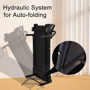 Nhà thông minh sử dụng 12 km/h với 3 mức độ nghiêng điện chạy máy thể dục thể thao có thể gập lại máy tập thể dục gấp Máy chạy bộ - Product Image 4