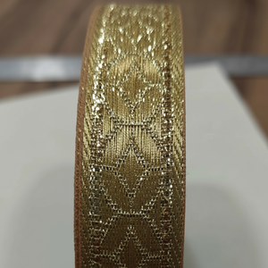 Bordes de encaje de satén ornamental para vestidos de Festival, blusas y bordes Lehenga, suministro OEM al por mayor para compradores globales - Product Image 1