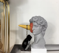 Crème glacée minimaliste moderne de style européen Smashing David Sculpture bordure la plus vendue pour chambre à coucher salon décor à la maison