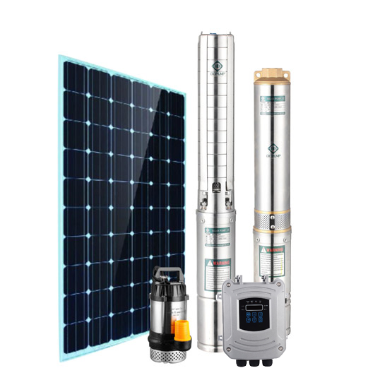 Qqpump Q3SC3.8-180 3 дюймов 1500W небольшой насос высокого давления солнечный насос скважины Солнечный водяной насос постоянного тока