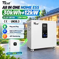 TEZE Inverseur triphasé tout-en-un de 30 kWh de capacité et 12 kW de puissance hors réseau pour système de stockage d'énergie solaire