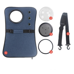 Sac à dos de voyage pour animaux de compagnie Oxford personnalisé OEM, pliable, respirant, sac de transport pour animaux de compagnie pour chiens et chats - Product Image 4
