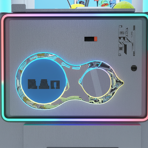 Machine à grue à capsules transparente mini avancée avec accepteur de billets pour centre de jeux et récompenses, cadeau électronique anglais pour enfants de 8 ans et plus - Product Image 6