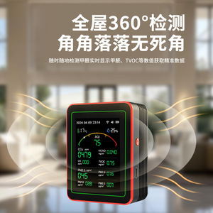 Monitor de Calidad del Aire 15 en 1 The Brilliance Of The Crowd con Detección de HCHO, CO2, TVOL y PM2.5 para Uso Doméstico - Product Image 1